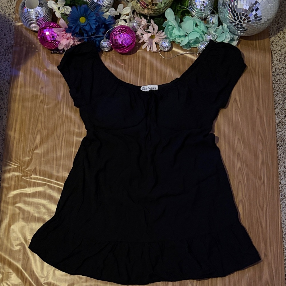 Puff Sleeve Casual Dress